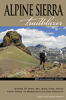 Cover of the Alpine Sierra Trailblazer travel guide from Markleeville near Tahoe to Yosemite